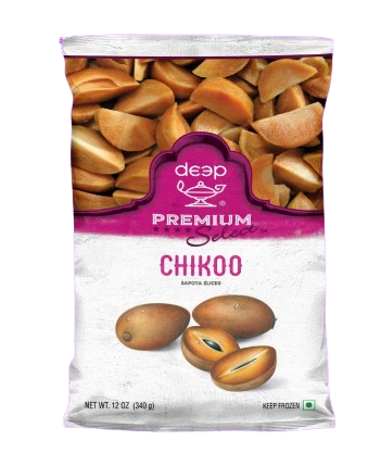 Frozen Chikoo Slices