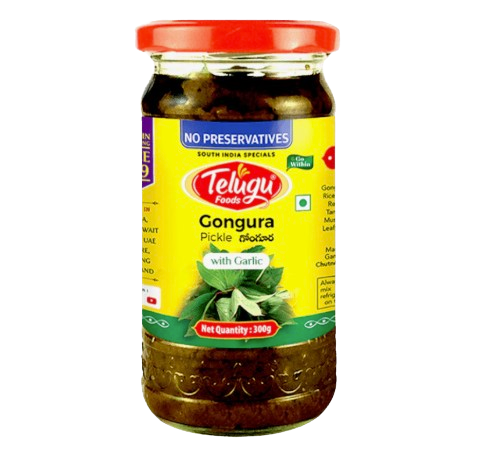 Gongura Pickle With Garlic