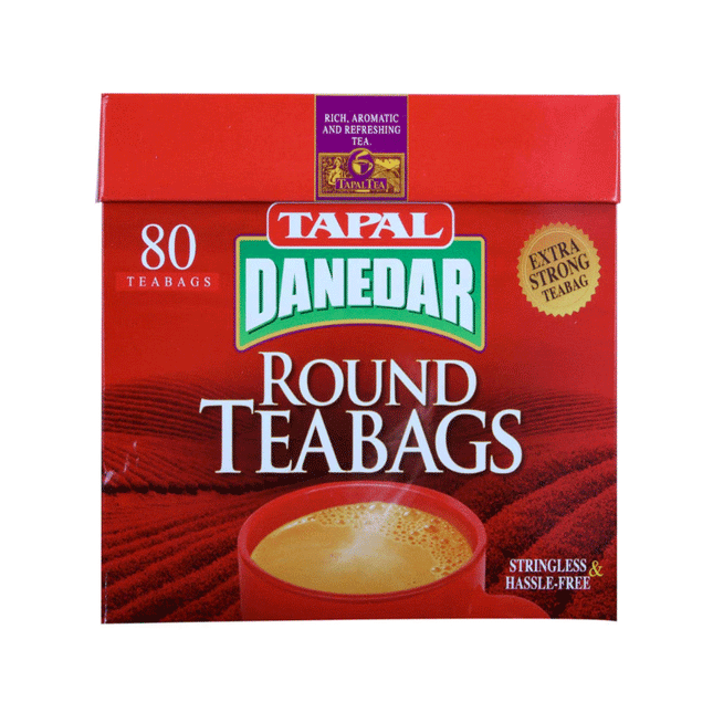 Tapal Danedar Round Teabags 80ct 250g