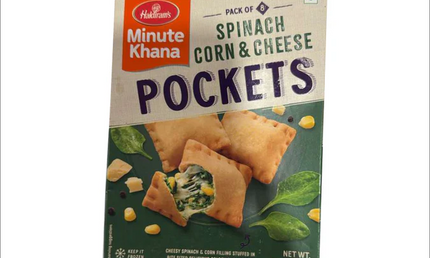 Haldiram's Spinach Corn & Cheese Pockets 11.3oz