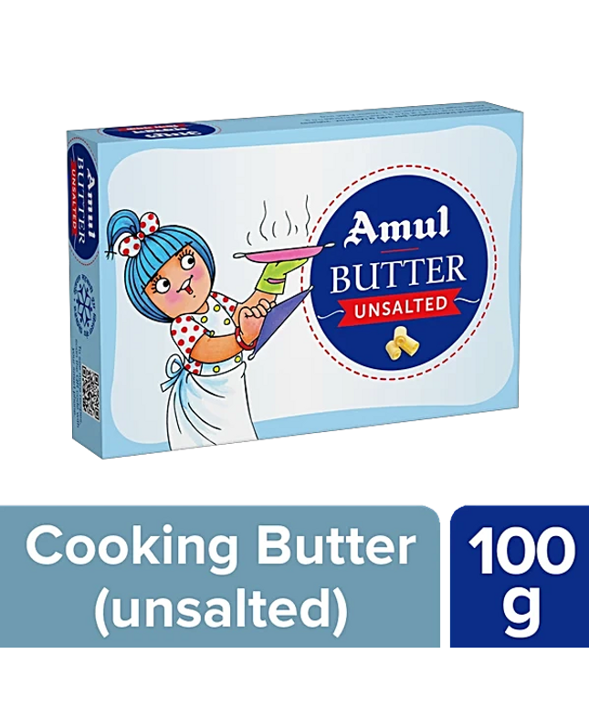 Amul Butter Unsalted 100g