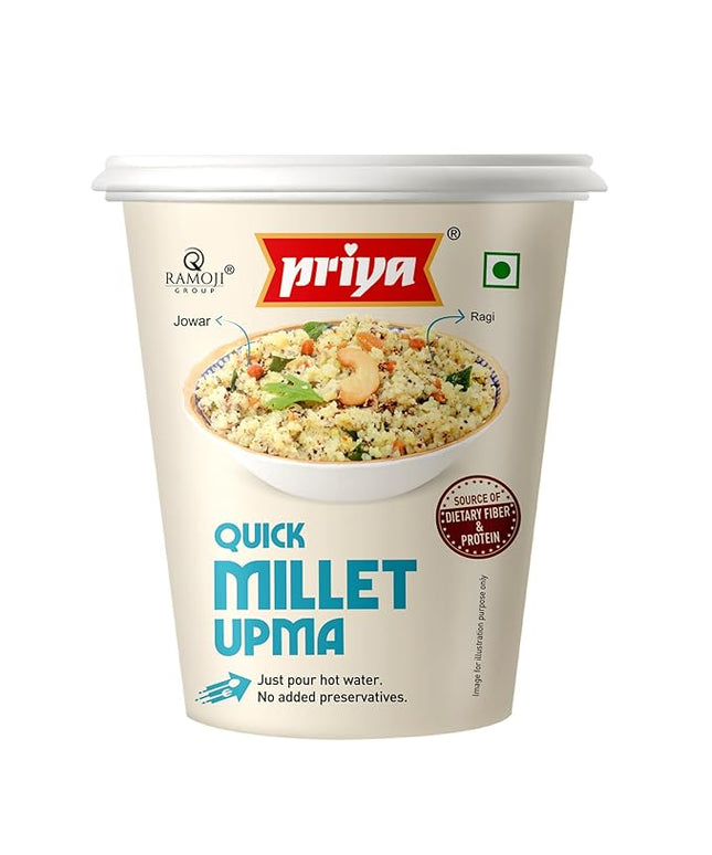Priya Quick Millet Upma Cup 65g