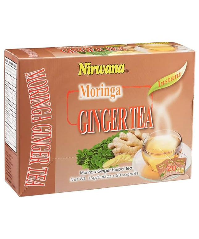 Nirwana Moringa Ginger Tea 20 Sachets 18g