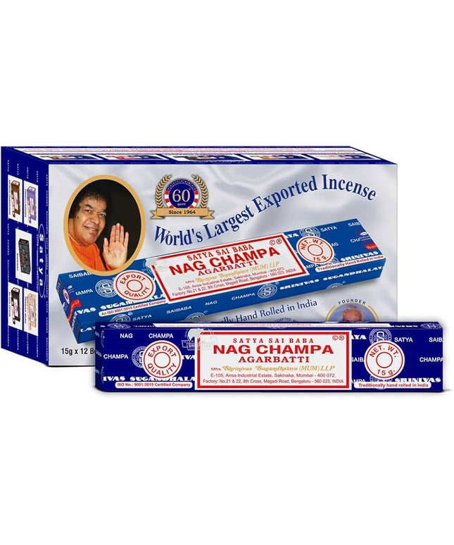 Satya Nag Champa Incense Sticks 12pc