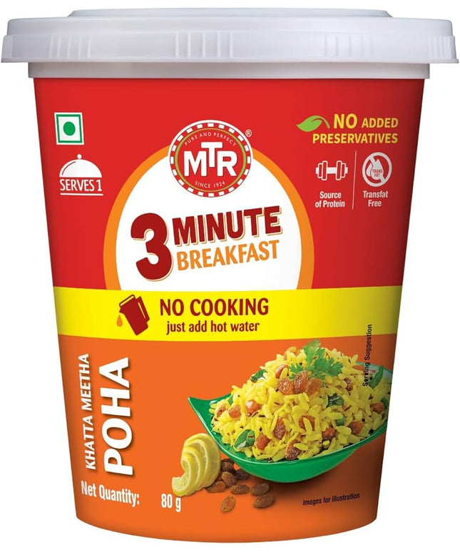 MTR 3-Minute Breakfast Poha 80g