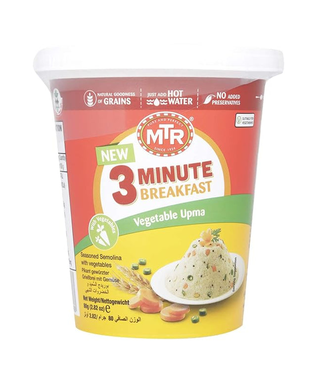MTR 3-Minute Breakfast Instant Vege Upma 80g