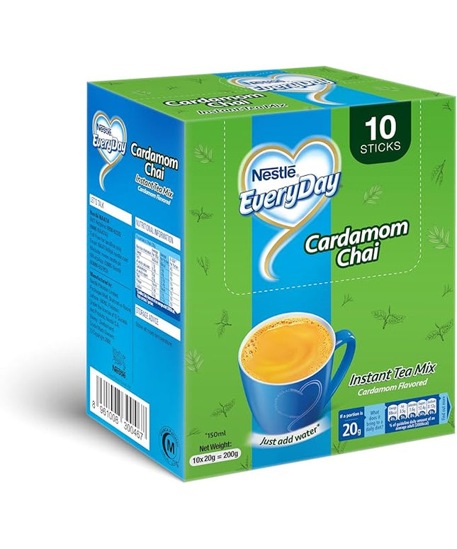 Nestle Everyday Cardamom Chai Instant Tea Mix 10 Sticks 200g