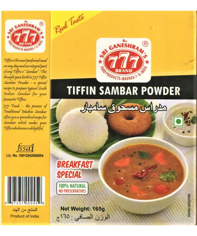 777 Tiffin Sambar Powder 165g