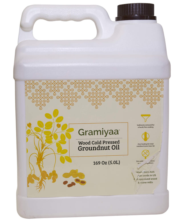 Gramiyaa Cold Pressed Groundnut Oil 5L