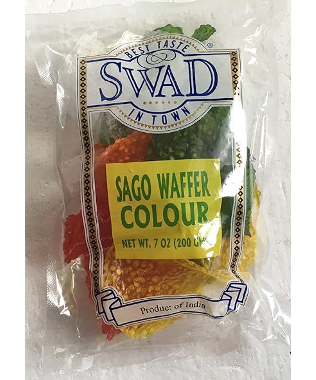 Swad Sago Wafer Colour 200g