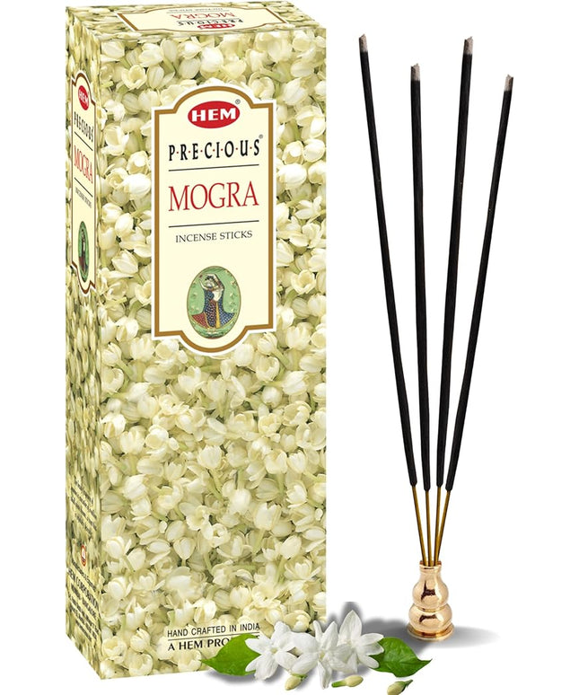 HEM Precious Mogra Incense Sticks(20 sticks)