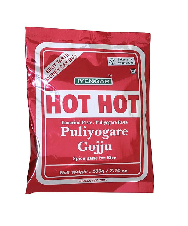 Iyengar Hot Hot Puliyodare Gojju 7oz