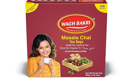 Wagh Bakri Masala Chai Tea Bags 100g