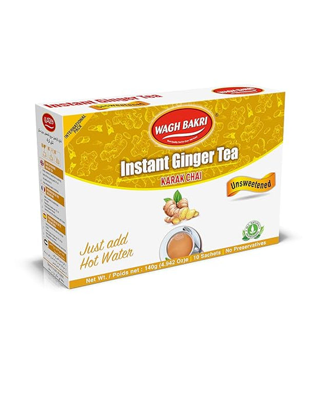 Wagh Bakri Instant Ginger Tea 3-in-1 10 Sachets 140g
