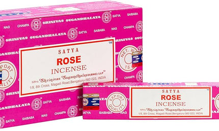 Satya Rose Incense Sticks 12pc