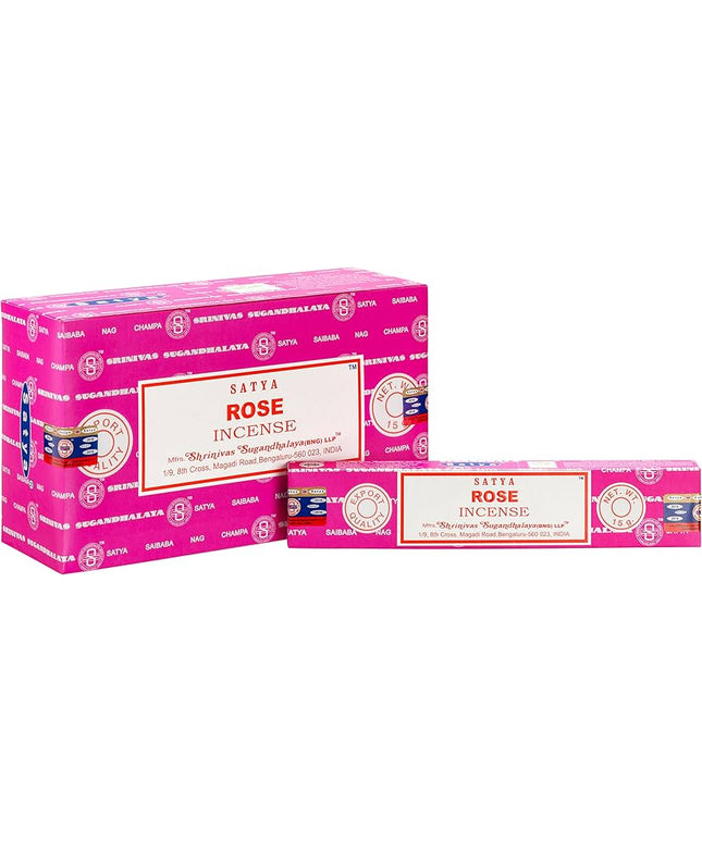 Satya Rose Incense Sticks 12pc