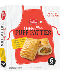 Haldiram's Frozen Classic Aloo Puff Patties 6pcs