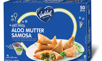 Vadilal Frozen Aloo Mutter Samosa 50pcs