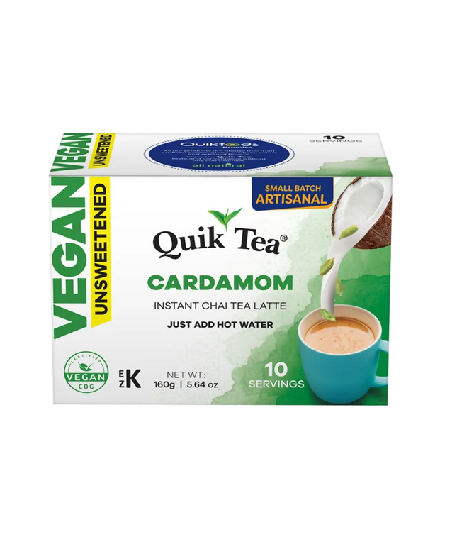 Quik Tea Cardamom No Sugar 160gm