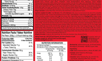 Vadilal Cheese Corn Capsicum Grilled Sandwich 11.99oz