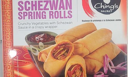 Ching's Frozen Jumbo Schezwan Spring Rolls 10pcs
