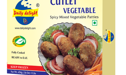 Daily Delight Frozen Cutlet Vegetable  16oz