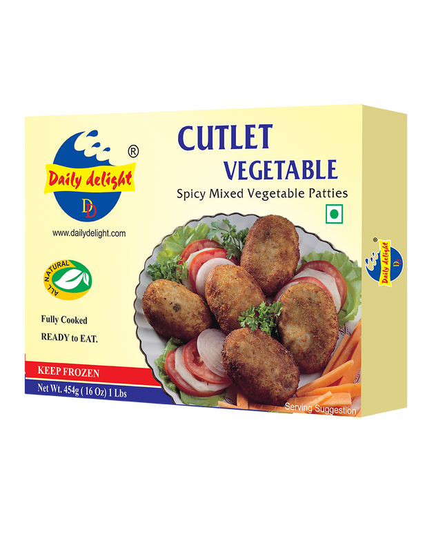 Daily Delight Frozen Cutlet Vegetable  16oz