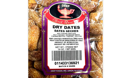Deep Dry Dates 14oz