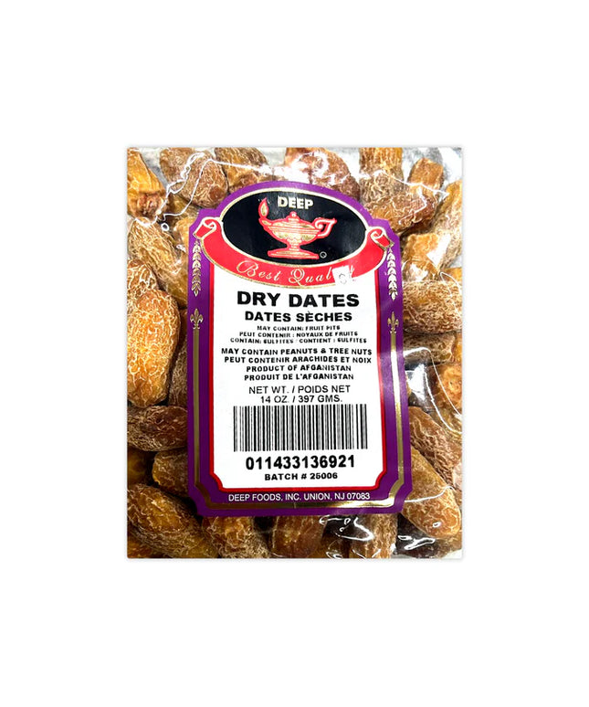 Deep Dry Dates 14oz