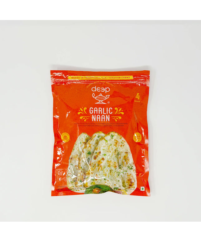 Deep Garlic Naan 4Pcs