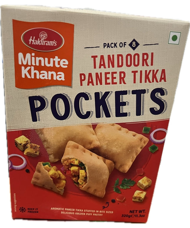 Haldiram's Frozen Tandoori Paneer Tikka Pockets  11.3oz