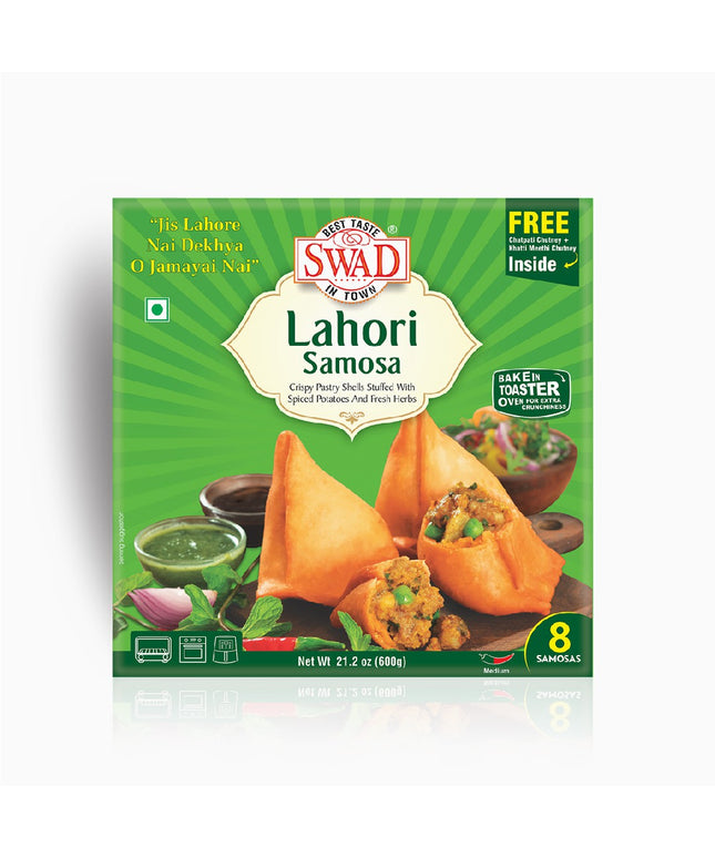 Swad Frozen Lahori Samosa 8pcs