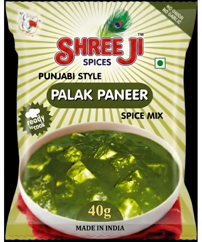 Shreeji Punjabi Palak Paneer Masala 40g