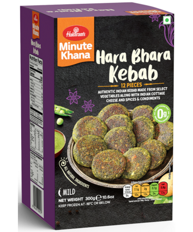 Haldiram's Frozen Hara Bhara Kebab 12pcs