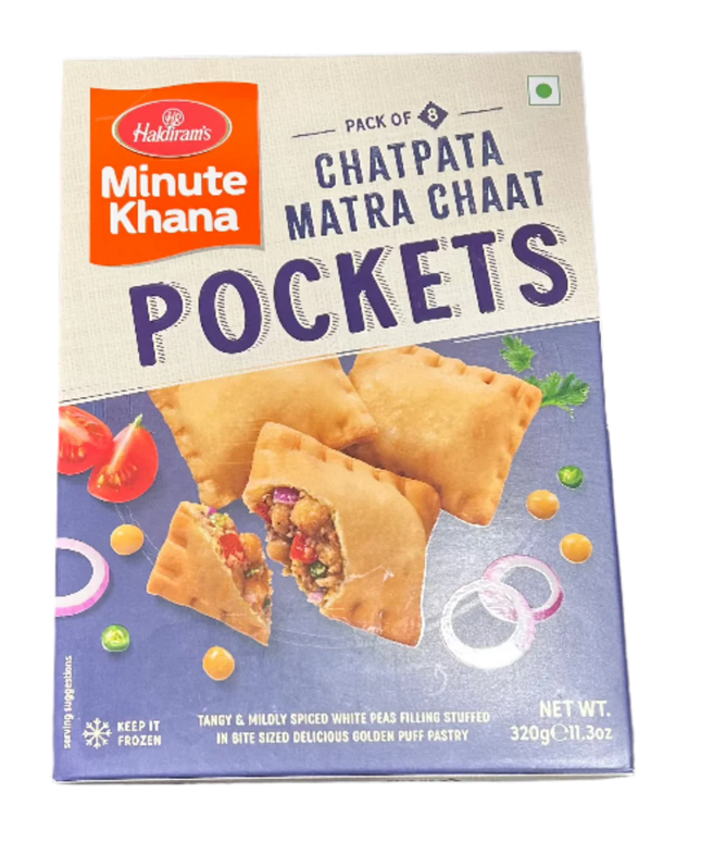 Haldiram's Frozen Chatpata Matra Chaat Pockets 11.3oz
