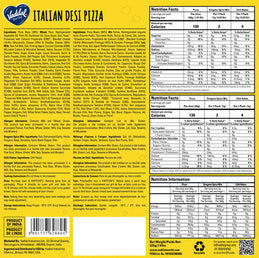 Vadilal Italian Desi Pizza 8.82oz
