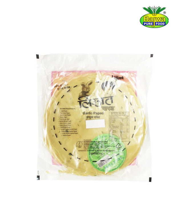 Lijjat Garlic Papad 200g