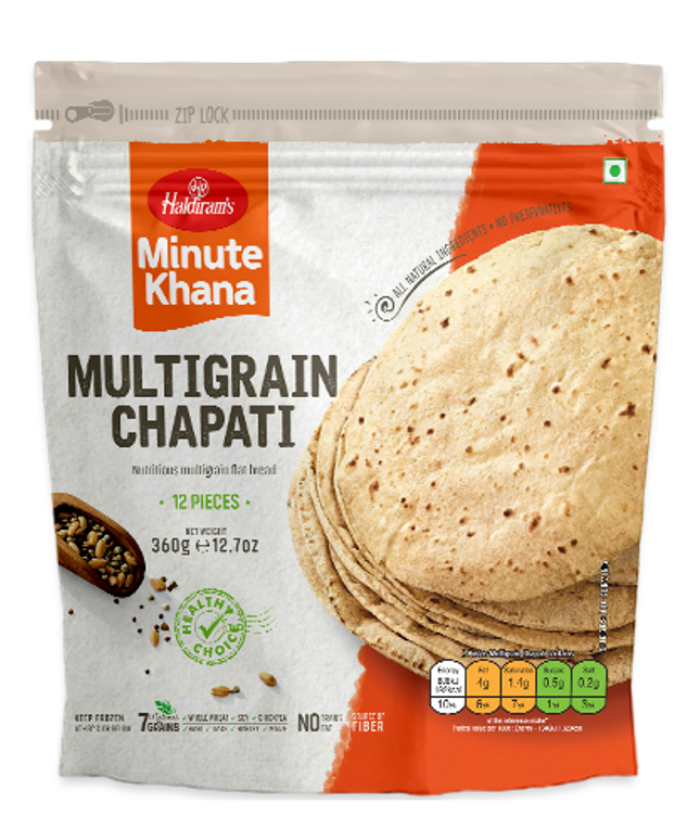 Haldiram's Multigrain Chapati 12pcs