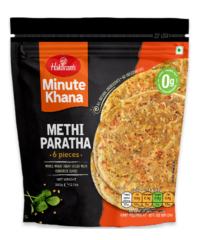 Haldiram's Methi Paratha 6pcs