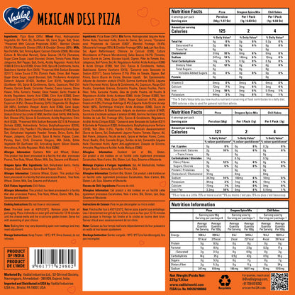 Vadilal Mexican Desi Pizza 8.82oz