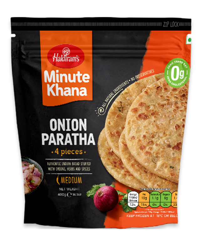 Haldiram's Onion Paratha 4pcs