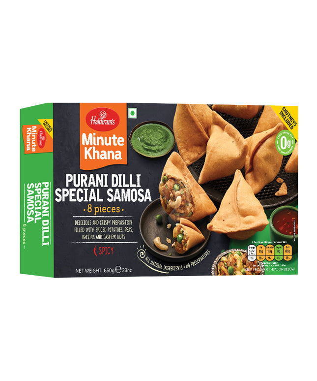 Haldiram's Frozen Purani Dilli Special Samosa 8pcs
