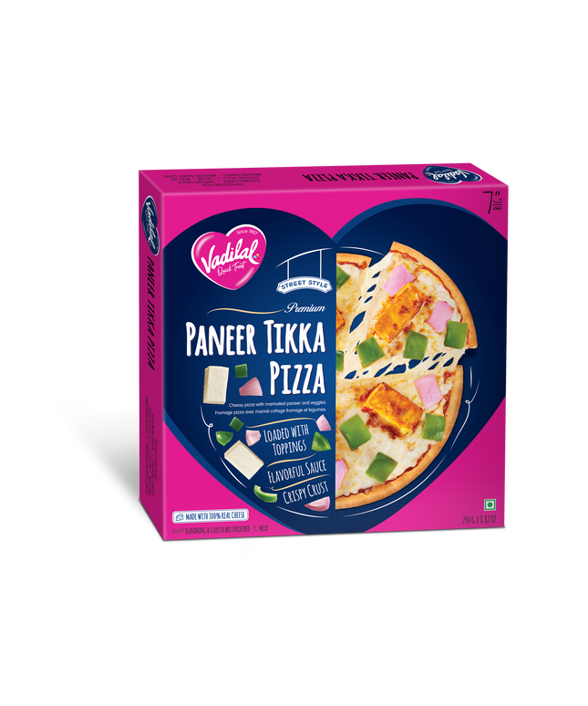 Vadilal Paneer Tikka Pizza 8.82oz