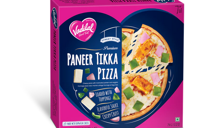 Vadilal Paneer Tikka Pizza (large) 8.82 oz