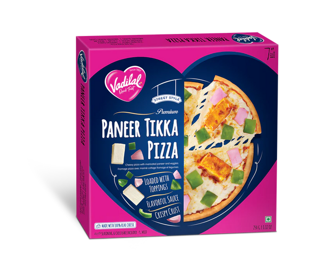 Vadilal Paneer Tikka Pizza (large) 8.82 oz