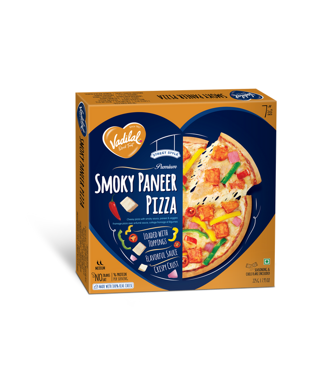 Vadilal Smoky Paneer Pizza 7.93oz