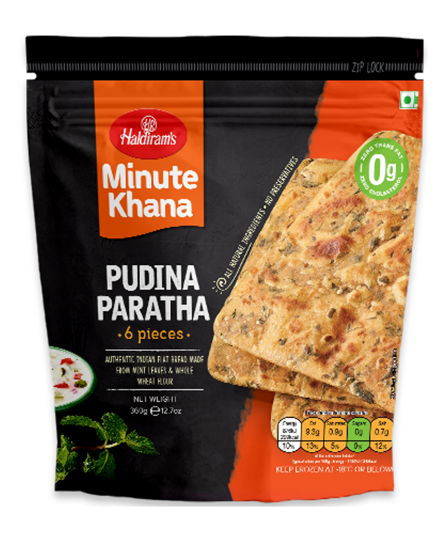 Haldiram's Pudina Paratha 6pcs