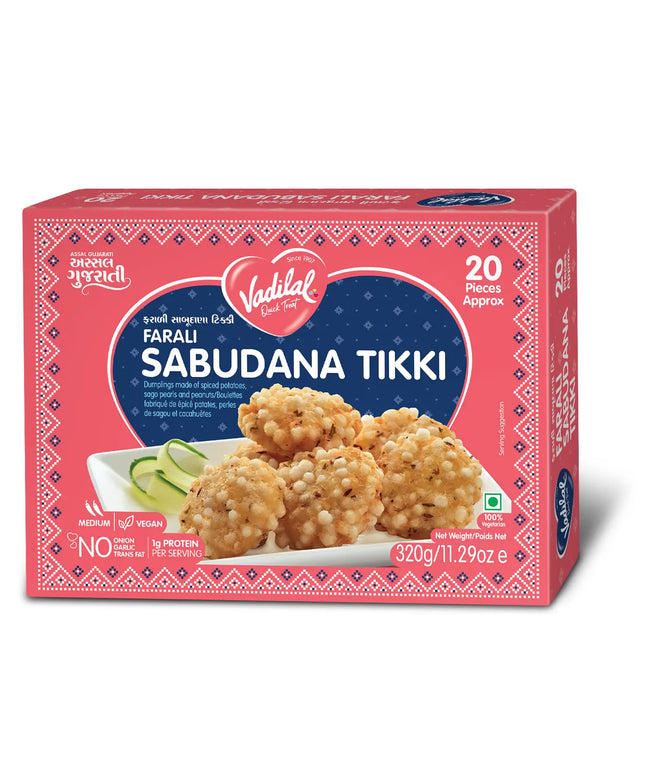 Vadilal Frozen Sabudana Tikki 20pcs