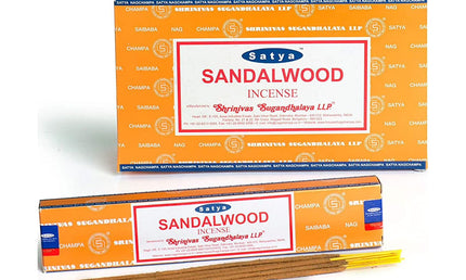 Satya Sandalwood Incense Sticks 12pc