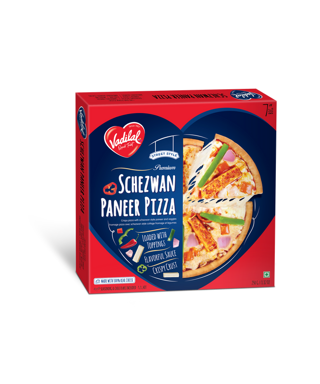Vadilal Schezwan Paneer Pizza 8.82oz